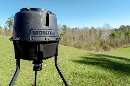 Moultrie 200 Lb Deer Feeder Standard - Bluetooth App Control, Pairs with Edge 3 for Full Remote Access, No Subscription - color: Feeder