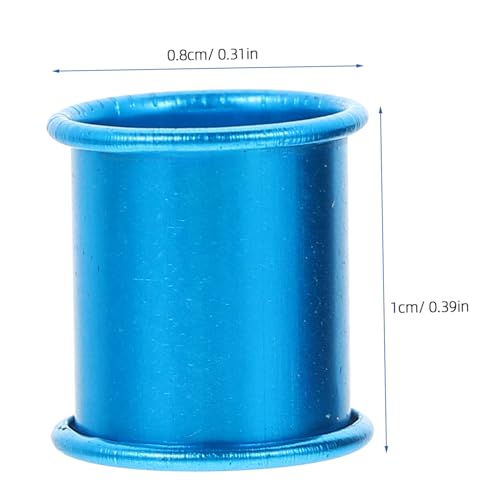 YARNOW 100pcs Sturdy Pigeon Tracking Accessories Aluminum Leg Bands for Racing Birds Random Color