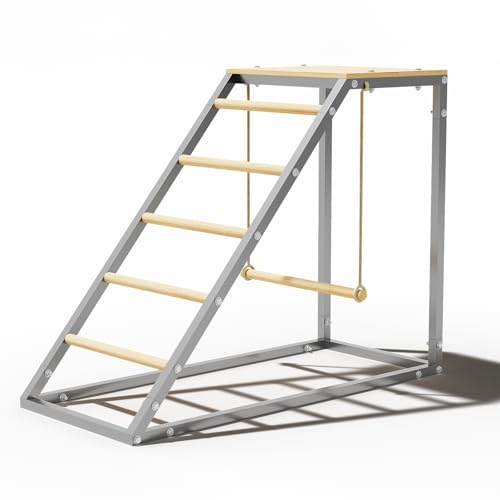 Chicken Roosting Bars for Coop, with Swing, Metal Frame Chicken Perch for Outdoor Coop and Farms, Fits All Poultry & Baby Chicks, 37.6''L x 15.7''W x 27.5''H - size: 37.6''L x 15.7''W x 27.5''H