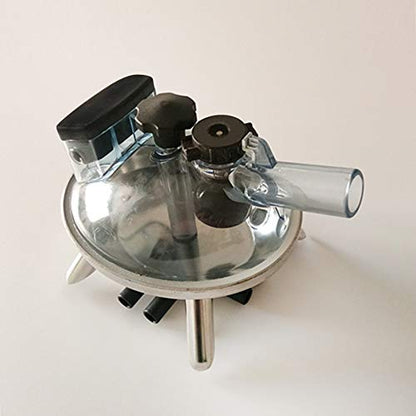 Milk Claw Milking Claw Milk Collector Milking Part Accessory with Multi Manifolds Connectors Easy to Use Durable for Cow Goat 240CC Stainless Steel Base PC Lid