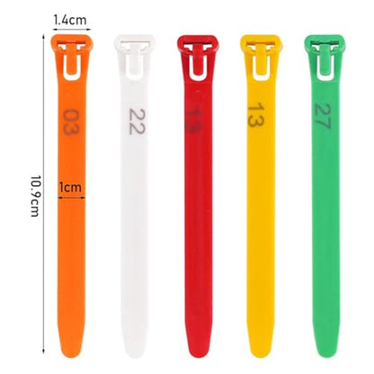 Chicken Leg Bands 300 Pcs Adjustable Chicken Foot Ring 8~28mm Turkey Goose Duck Poultry Rings Bird Carry Marking Cards(White) - color: White