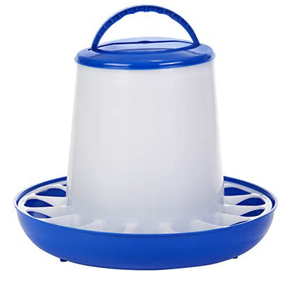 Double-Tuf® Plastic Poultry Feeder | Durable Feeding Container | Hanging Chicken Feeder No Waste | 15 Lb - size: 15 Lb