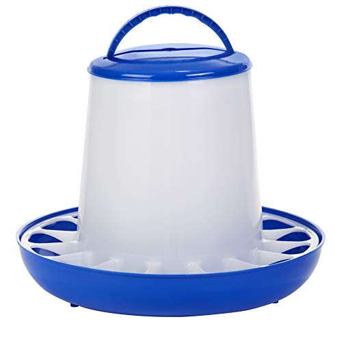 Double-Tuf® Plastic Poultry Feeder | Durable Feeding Container | Hanging Chicken Feeder No Waste | 15 Lb - size: 15 Lb
