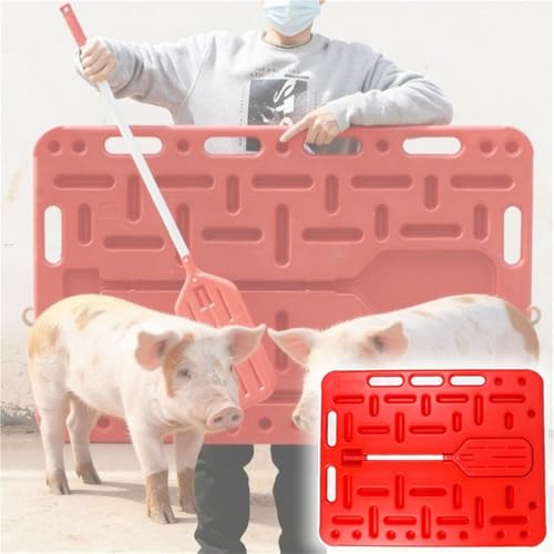 Hog Sorting Panel with Sorting Paddle, Large Portable Animal Guide Panel, Pig Sorting Divider for Livestock Handling, Farm Management(1pcs) - size: 1pcs