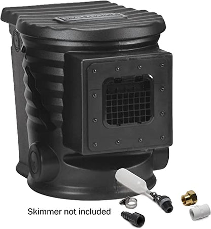 Little Giant AFV-GH Auto Fill Valve / Pump Up Valve, for Ponds, Fountains, Water Features, Aquariums or Reservoirs, White/Black, 566286