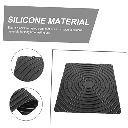 Chicken Nesting Pads Washable Silicone Liner for Chicken Coop Soft Egg Protection Mat Reusable Nest Box Bedding for Hen Nesting Boxes Easy to Clean and Maintain