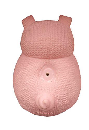 Latex with Rubber Tumbler Dog Toy 5" H (Pig)