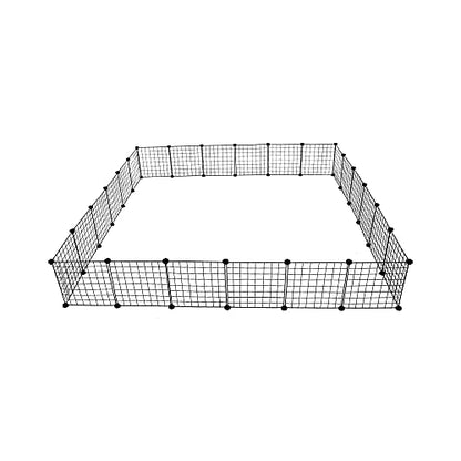 Midlee Guinea Pig Cage Panels- Set of 24 DIY Piggie Cage - size: Medium