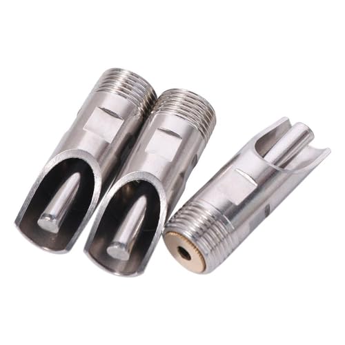 5pcs 1/2" Stainless Steel Livestock Pig Drinking Water Equipment Faucet Pig Nipple Drinker for Sows Piglets Drinking