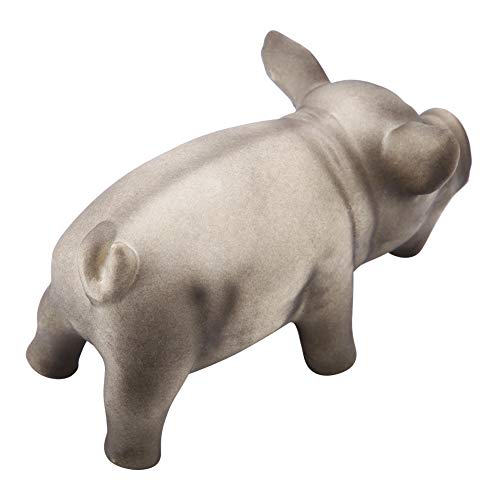 Zerodis Dog Chew Toy,Indestructible Dog Toothbrush Stick Squeaky Dog Toy Cute Pig Grunting Squeak Pet Chew Toys(Black)