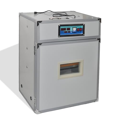 XKV 176 Eggs Incubator with Automatic Egg Turning,Temperature Humidity Control,Automatic Digital Egg Hatcher,For Chick,Duck,Poultry,Industrial Brooding Machine Chicken Incubator for Farm,Home,Indoor - size: 176 Egg-180L