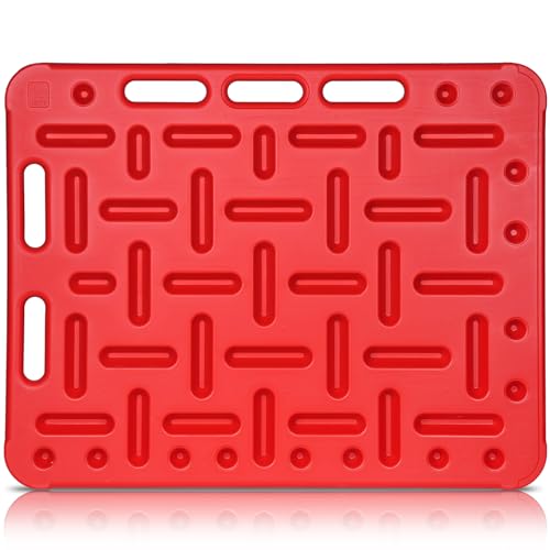Livestock Sorting Panel Animal Guide Panel Sturdy and Lightweight Livestock Panel for Pig, Hog, Cattle, Sheep, Goats, Panel Measures 38Lx30Wx1.34H in (red) - color: red