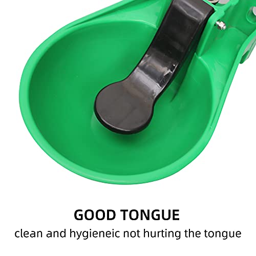 Automatic Pig Waterer Bowl for Hog Sheep Cattle Cow Hanging Water Dispenser | self filling Livestock Water feeder for horse goat, auto fill animal drinking trough, large Capacity, outdoor fence mounted