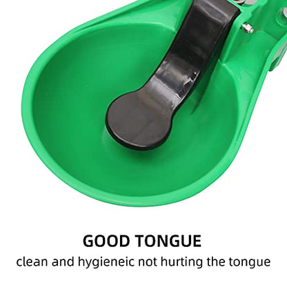 Automatic Pig Waterer Bowl for Hog Sheep Cattle Cow Hanging Water Dispenser | self filling Livestock Water feeder for horse goat, auto fill animal drinking trough, large Capacity, outdoor fence mounted