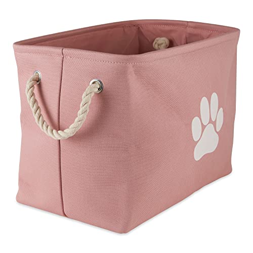 Bone Dry Pet Storage Collection Collapsible Bin, Rose, Medium Rectangle - color: Rose, size: Medium Rectangle