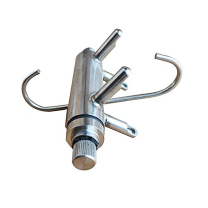 INTBUYING 304 Stainless Steel Milk Claw for Piston Milking Machine Milker Cow