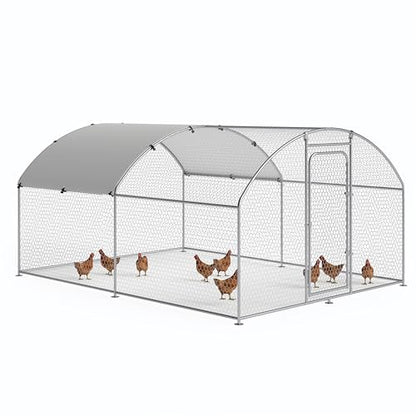 Chicken Coop 119.0" L x 119.0" W x 78.0" H - size: 158.5"L x 120.1"W x 76.8"H