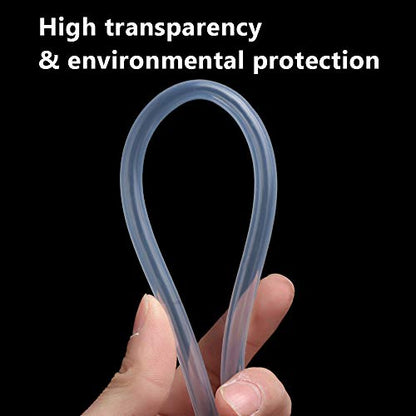 1/4" ID Silicone Tubing, Food Grade 1/4" ID x 3/8" OD 3 Feet Length Pure Silicone Hoses High Temp for Home Brewing Winemaking - size: 1/4"ID x 3/8"OD, style: 3 Feet Length