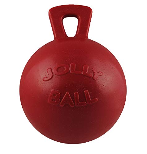 Horsemen's Pride 10" Jolly Ball Horse Toy, Red - color: Red, size: 10 Inch