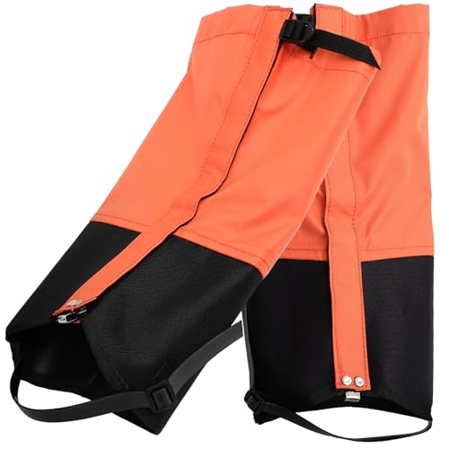 BESPORTBLE Windproof Tear-Resistant Hiking Leg Gaiters for Men Calf Covers with Buckle Strap Snow Outdoor Protection for Backpacking Running Climbing Biking Gardening