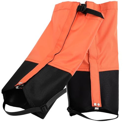 BESPORTBLE Windproof Tear-Resistant Hiking Leg Gaiters for Men Calf Covers with Buckle Strap Snow Outdoor Protection for Backpacking Running Climbing Biking Gardening