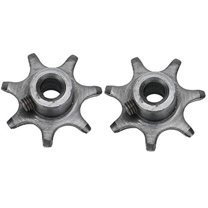 2Pcs Wheel Gear Reversible Toothed Gear, Incubator Motor Accessories, High Quality Metal Hatching Machine Gear with Spare Part, Durable Replacement Gear for Egg Turning Machine