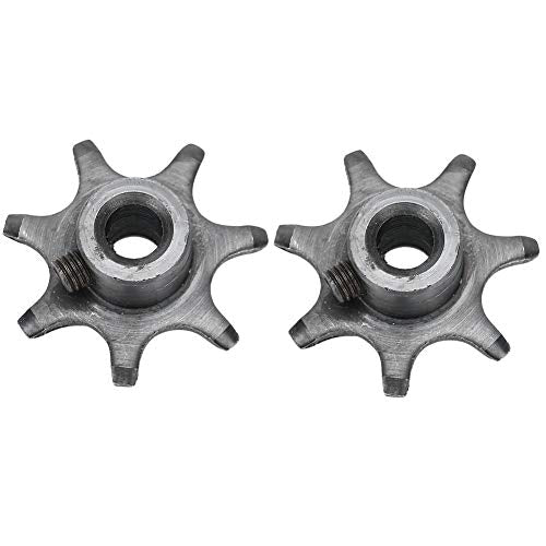 2 Pcs Incubator Reversible Toothed Gears Metal Replacement Wheel Gears for Egg Turning Mechanisms in Poultry Hatchery Equipment