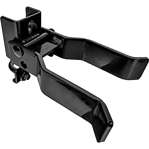 4" Strong Arm Single Gate Latch (Black) - size: 4 Inch