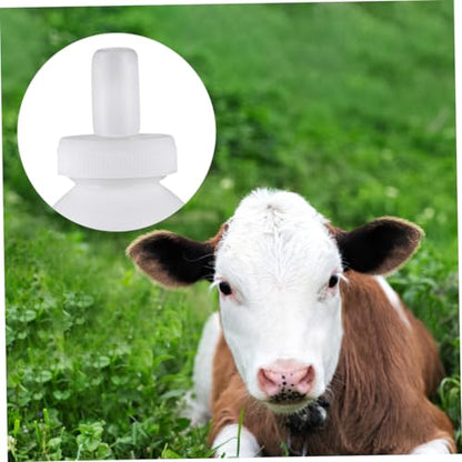 3-Pack Plastic Lamb Feeding Bottle with Silicone Teats for Newborn Lambs Sturdy Easy to Clean Feeding Supplies