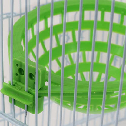 6PCS Bird Nests Plastic Hollow Hanging Cage Eggs Hatching Tool Bird Breeding Hut Nest Pan Finch Parrot Canary