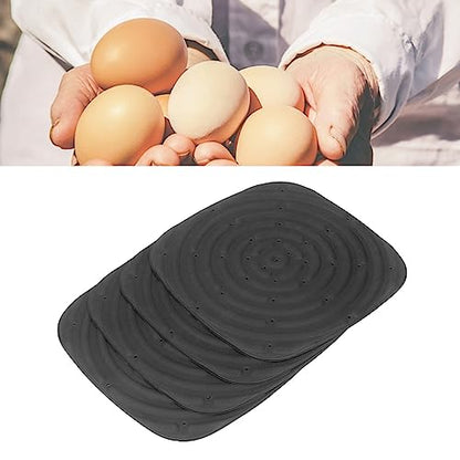 4pcs Chicken Nest Mats, Washable Chicken Nesting Pads, Nesting Pads for Chicken Coop, Reusable Nesting Pads, Chicken Nesting Box Pads for Laying Eggs, Chicken Coop Accessories(Black)
