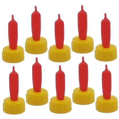 Healifty 12pcs Lamb Feeding Nipples Thick Rubber Milk Bottle Pacifiers for Young Livestock Piglet Calf Sheep Farm Animal Milk Drink Replacement
