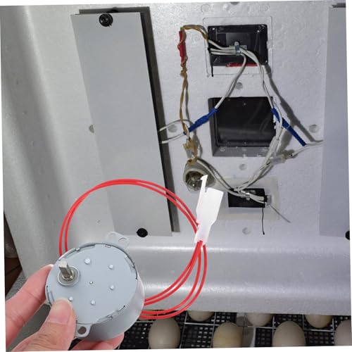 Yardwe Egg Turner Motor Replacement for Incubator Durable Motor Accessory for Chicken Egg Hatching Energy Efficient Design for Poultry Farming