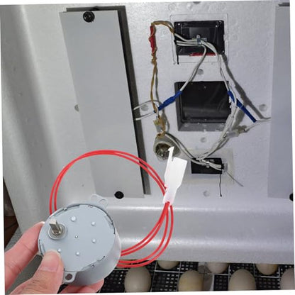 Yardwe Egg Turner Motor Replacement for Incubator Durable Motor Accessory for Chicken Egg Hatching Energy Efficient Design for Poultry Farming