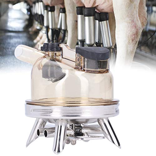 Milking Claw,400ml Milk Collector Milk Claw Cluster with Stainless Steel Base,Cow Milk Collector Tool Replacement Farm Milking Machine Accessories for Cow Sheep