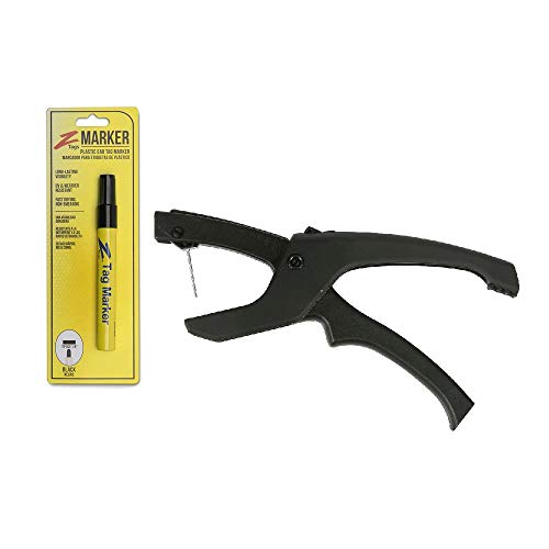 Z Tags Bundle of Z1 No-Snag-Tagger Ear Tag Applicator and No-Fade Ink Marker for Livestock2