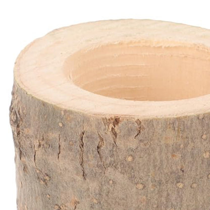 Wooden Hanging Small Animal Feeding Bowl Wear- Guinea Pig Feeder Suitable for Hamsters Chinchillas and Squirrels