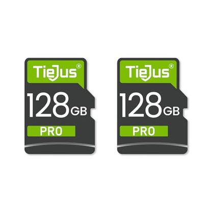 2 Packs 128GB SD Card for Security Camera, Memory Card Full HD Video Compatible with Digital Camera - color: 128G SD-2 Pack