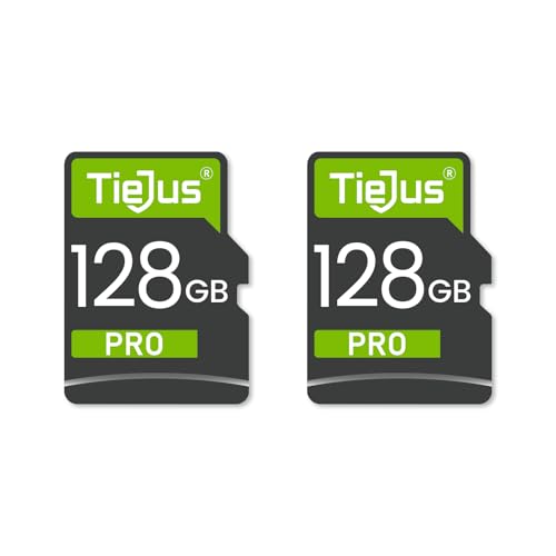 2 Packs 128GB SD Card for Security Camera, Memory Card Full HD Video Compatible with Digital Camera - color: 128G SD-2 Pack