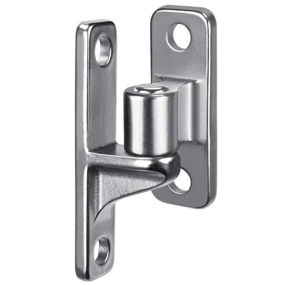 Insaga 304 Stainless Steel Gate Hinges 4 Pack, Heavy Duty Wall Mount Hinges with 5/8" Pin, One-Piece Casting Farm & Chain Link Fence Gate Hardware - color: Silver-SS-4Pack