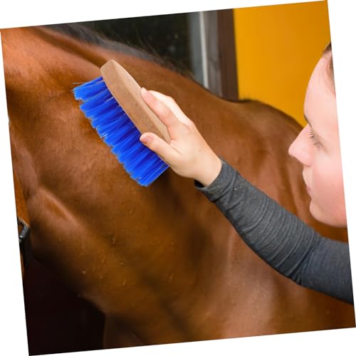 ibasenice Horse Grooming Brush Ergonomic Horse Hair Cleaning Tool for Fur Care Comfortable Mane and Cattle and Donkeys