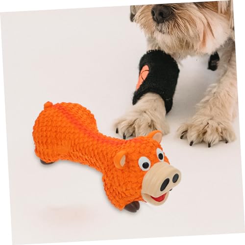 Cartoon Pig Dog Chew for Dogs Durable Molar Plaything for Teething and Interactive Play Prevents Furniture Damage and Supports Training