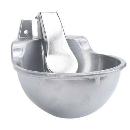 Fabater Livestock Water Bowl, Livestock Push Paddle Automatic Metal Waterer, Easy Installation Drinking Water Trough for Horse, Goat, Sheep, Cattle