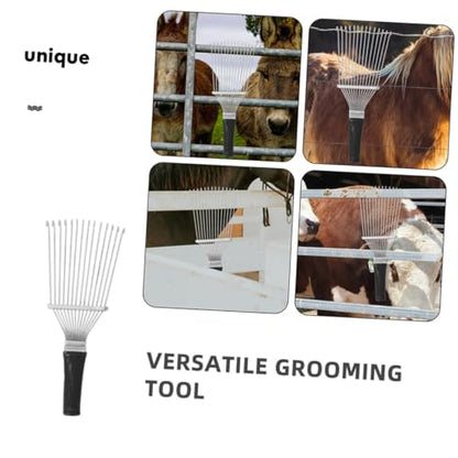 SUPVOX 2pcs Rake Comb for Pet Hair Removal Lightweight Grooming Brush for Cats Dogs Versatile and Cashmere Fabric Cleaner Travel-Friendly Lint Remover for Carpets and Clothing