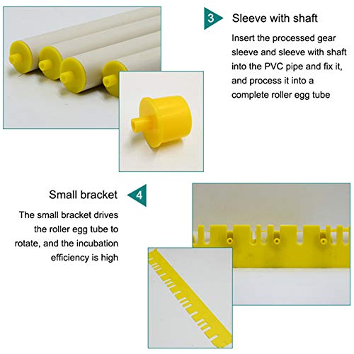 Automatic Rotary Turner Roller Tray Duck Quail Bird Poultry Eggs Incubator