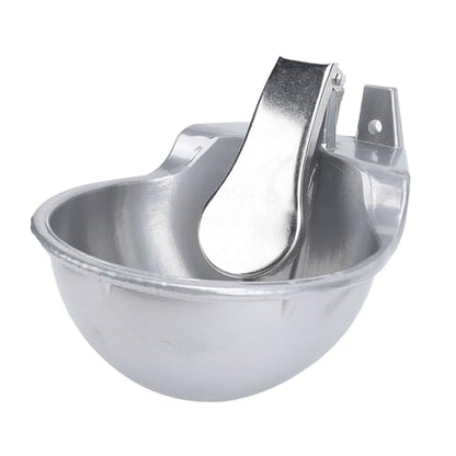 Fabater Livestock Water Bowl, Livestock Push Paddle Automatic Metal Waterer, Easy Installation Drinking Water Trough for Horse, Goat, Sheep, Cattle