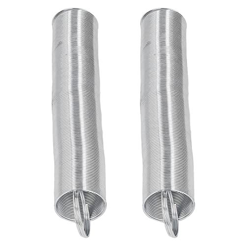 FLEXMAN 2Pcs Electric Fence Spring Gates, 16 Feet Tension Stainless Steel Livestock Fence Spring, Fence Gate Spring for Farms Ranches