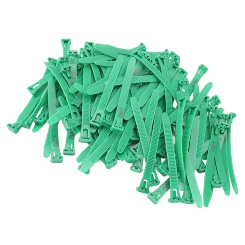 ZJchao Chicken Leg Bands, Adjustable Plastic Poultry Identification Leg Rings with Clear Colorfast Number Engraving for Duck Goose Chicken (Green) - color: Green