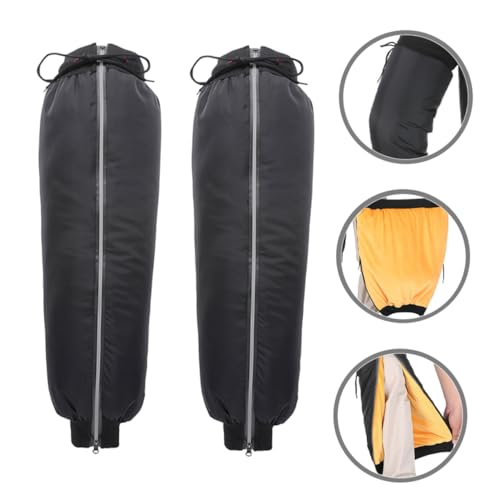 SOLUSTRE Outdoor Calf Gaiters for Hiking Windproof and Leg Covers with Insulated Warmth for Camping and Backpacking Reflective Safety Design for Night Visibility