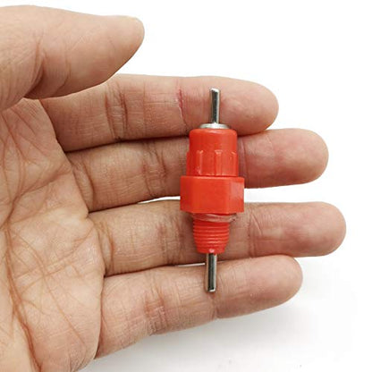 TIHOOD 30PCS Automatic Chicken Water Nipple Drinker Feeders Poultry Hen Screw Style